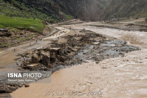 لطمه دیدگی خط لوله اتیلن غرب به سبب سیلاب